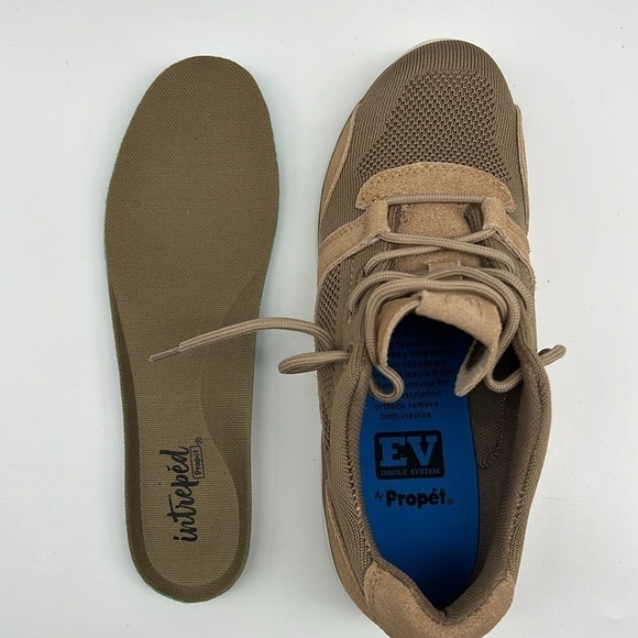 Propet‎ Intrepid Sarah Comfort Support Knit Orthotic Walking Flax Tan 7AA NARROW - Picture 8 of 12
